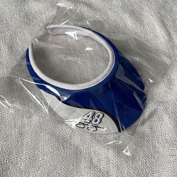 NASCAR Chase Authentic 48 Jimmie Johnson Signature Embroidered Sunvisor Hat - Picture 8 of 8